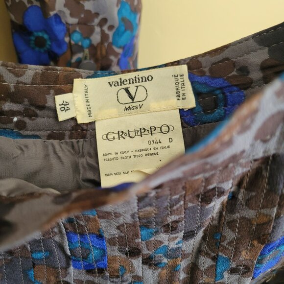 Vintage Valentino MISS V silk Floral Set - Picture 4 of 6